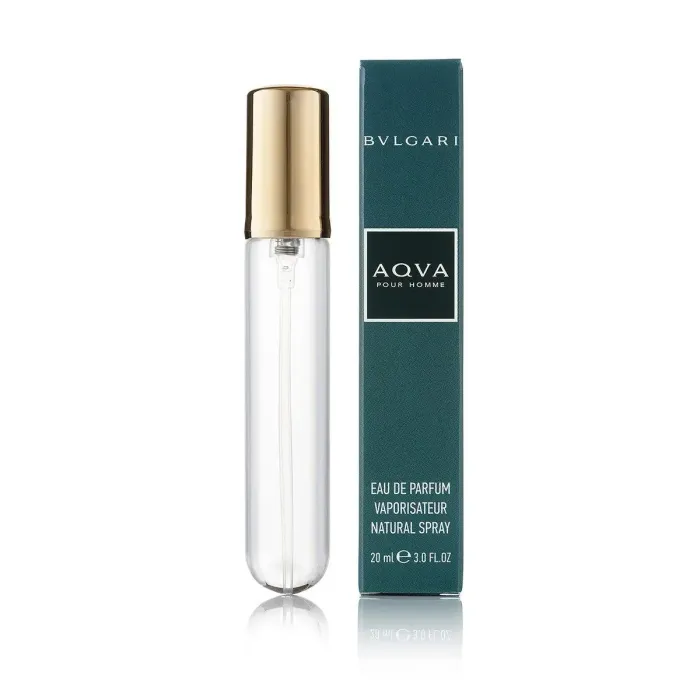 Чоловічий міні парфум спрей Bvlgari Aqva Pour Homme - 20 мл